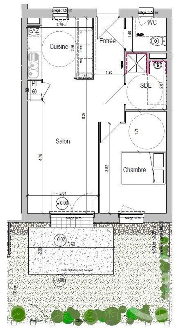 Afficher la photo en grand Appartement T2 à louer - 2 pièces - 47,15 m2 - Olonne Sur Mer - 85 - PAYS-DE-LOIRE