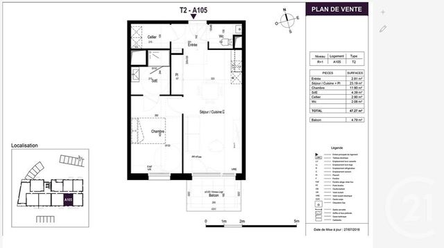 Appartement T2 à louer OLONNE SUR MER
