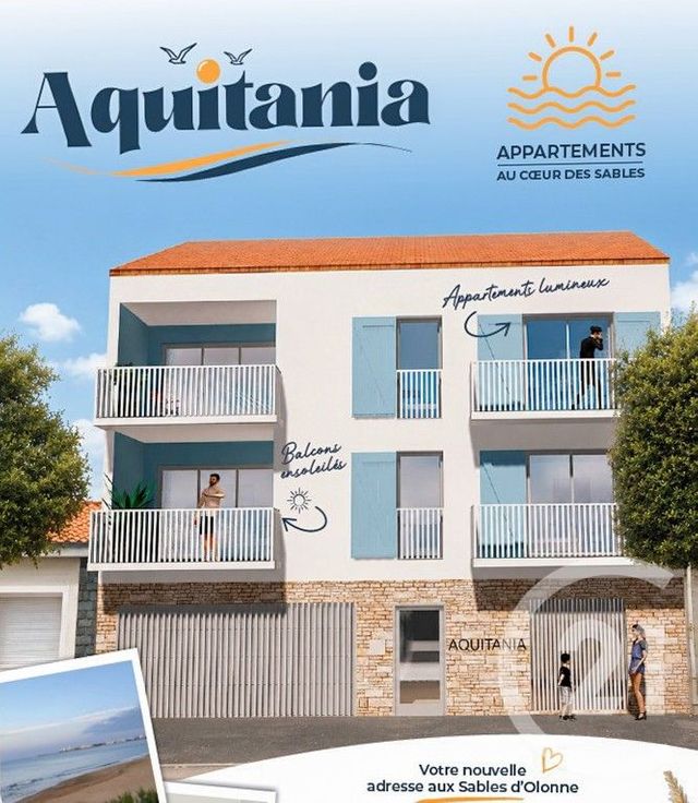 Appartement F3 à vendre LES SABLES D OLONNE